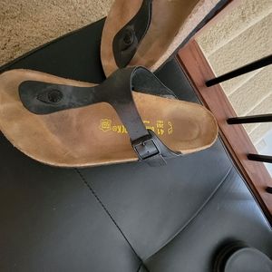 Black Birkenstock sandals